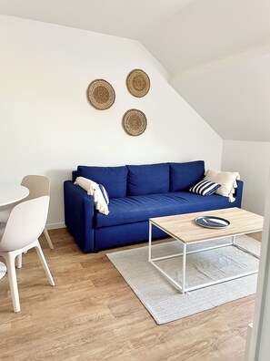 Living area - L'air Marin - Le Tréport apartment - 5-minute walk from the port (Le Tréport)