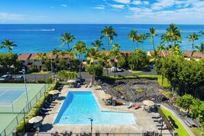 Pool - Kksr#7-304: Incredibly Private Top Floor Corner w/Golf Course &Ocean Views (Kailua Kona)