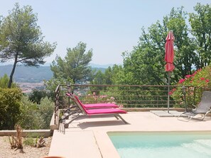 House | Pool | Indoor pool, outdoor pool - Villa With Private Pool, Garden & Panoramic Views (Draguignan)