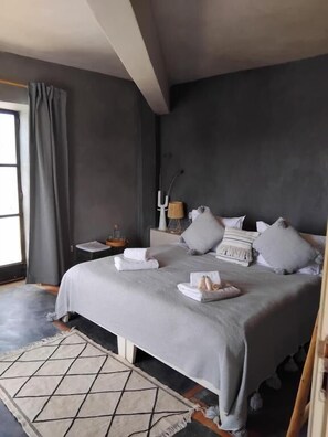 Double Room, Shared Bathroom, Ocean View - Le Hameau des Cascades (Sidi Ahmed Essayeh)