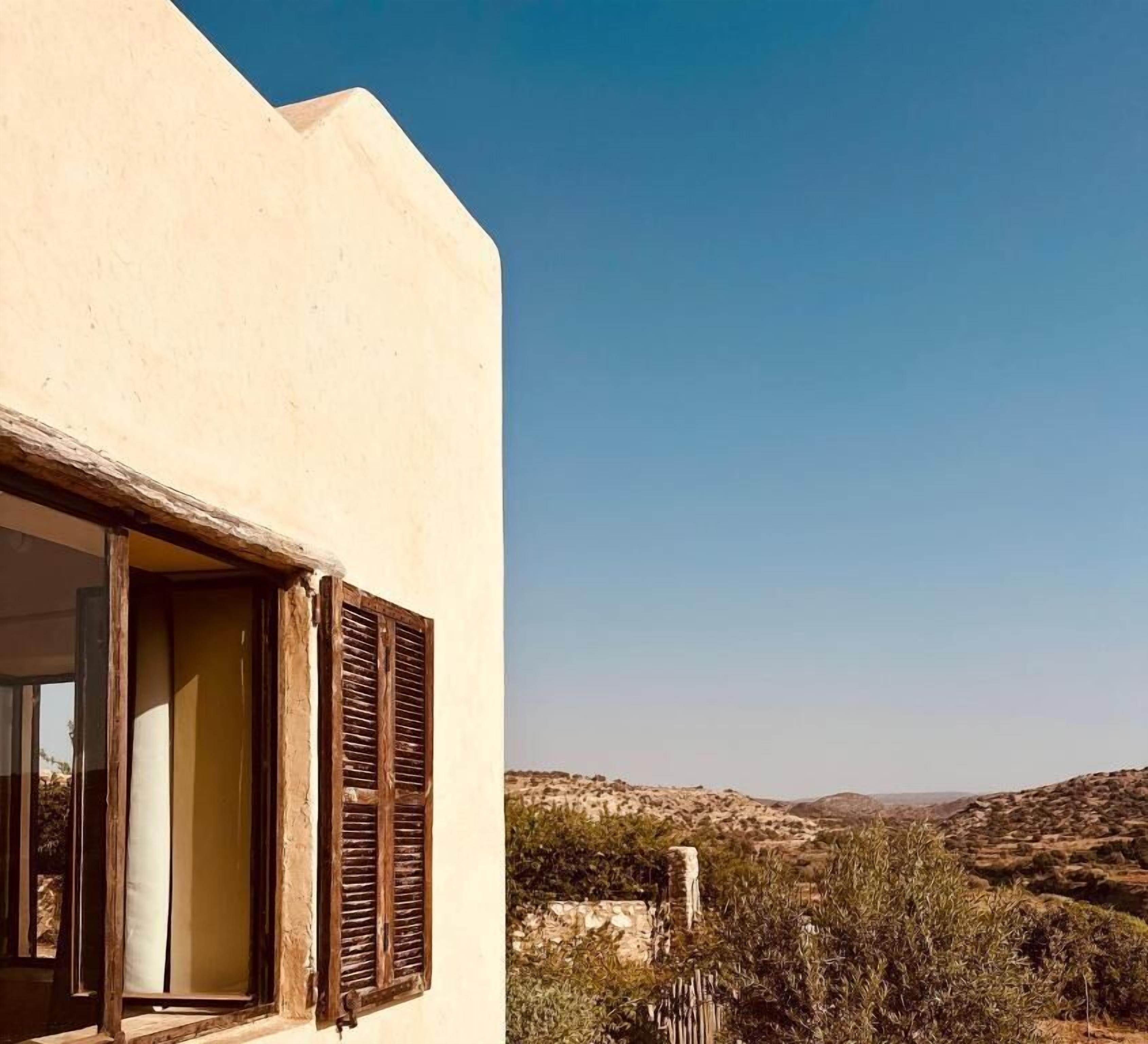 Tremannsrom, hageutsikt | Utvendig detalj