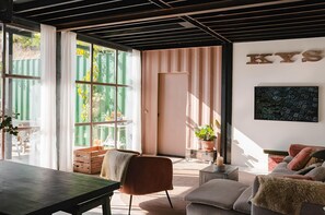 House | Living room - Designer Villa With Sauna and Swimming Pool (Canyelles)