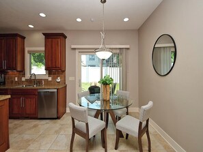 Dining - 4 miles to " The Chuck" for CWS, 3 bed each with private bath, super clean! (Omaha)