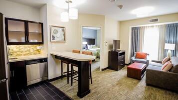 TV, DVD player, offices