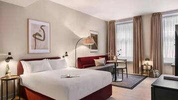 Een laptopwerkplek, gratis wifi