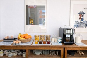 Daily buffet breakfast (EUR 12 per person)