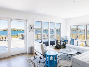 Living area - The Hamptons, Sag Harbor, Waterfront Escape (Sag Harbor)