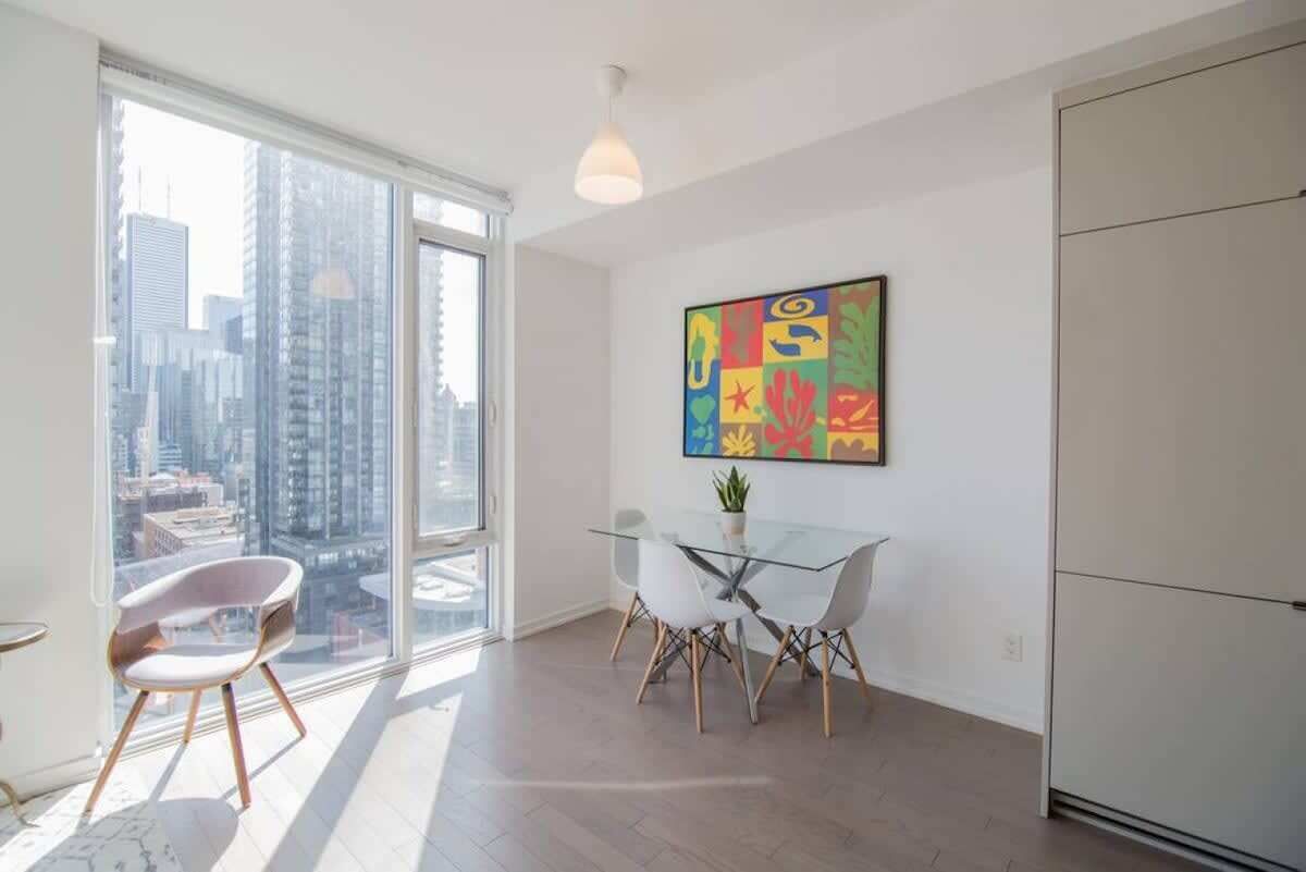 Modern open concept living space