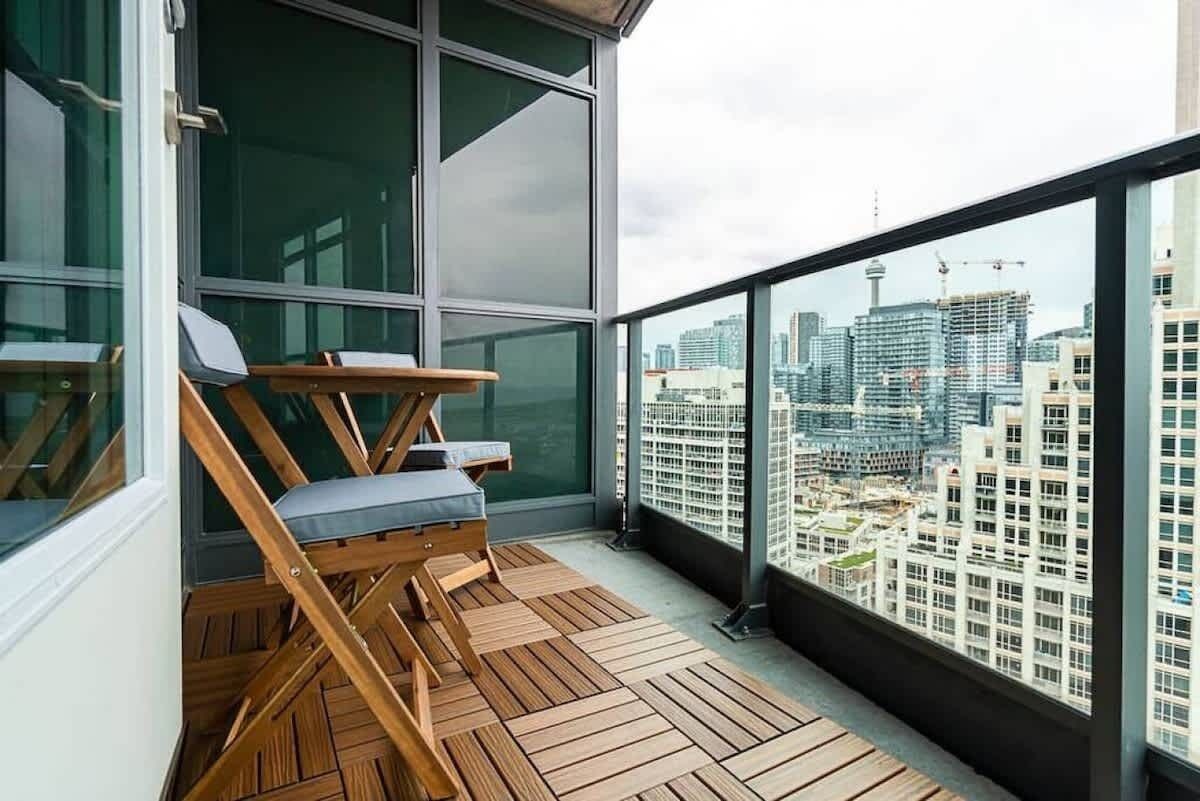 Private balcony