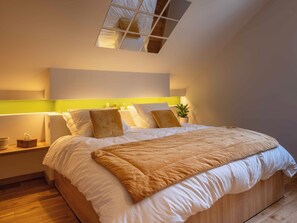 1 dormitorio y ropa de cama