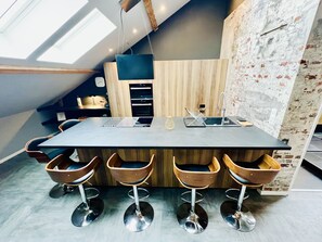 Fridge, microwave, oven, dishwasher - Spacious, modern, quiet - Hypercentre Gérardmer (Gérardmer)