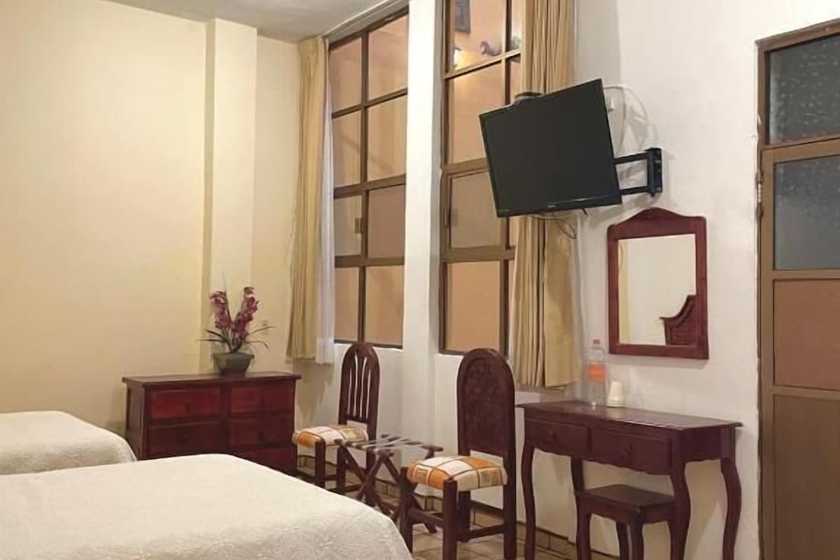 Blackout curtains, iron/ironing board, free WiFi