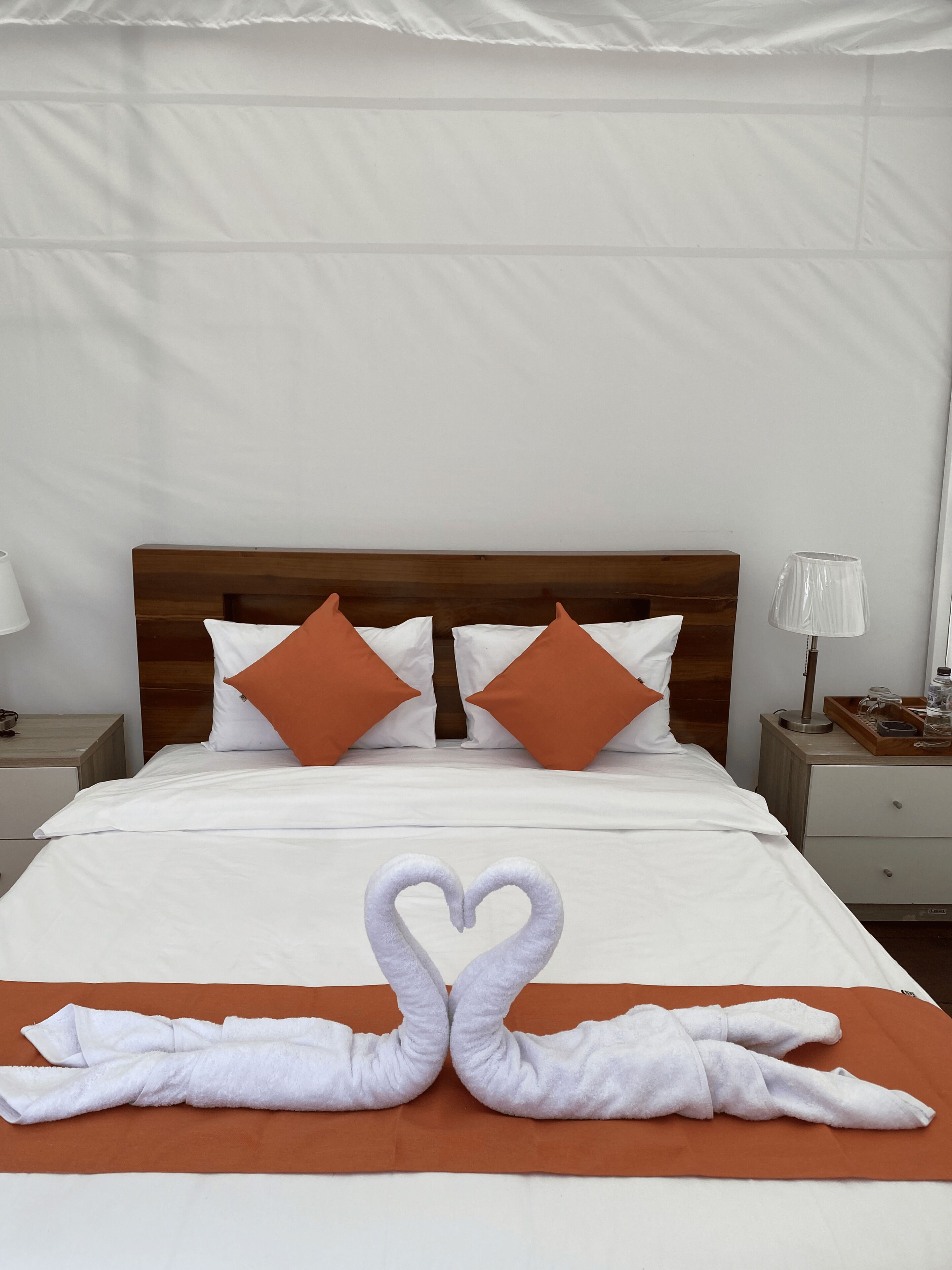 Bústaður - útsýni yfir vatn