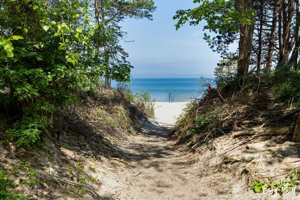 Apartment | View from property - Large Apartment With sea View, Indoor Pool (Rewal)