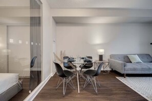 Dining area. - 1BR City Escape: Downtown Condo w/Private Balcony (Toronto)