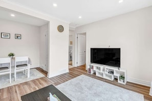 Kick back and relax in this stylish living room! - Cozy 2BR Home with Workspace | Toronto Retreat (Toronto)