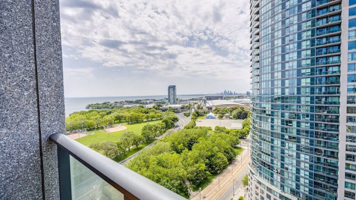 Private balcony with a view