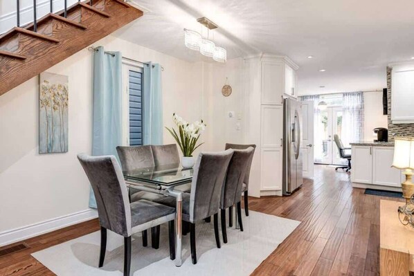 Cozy dining area