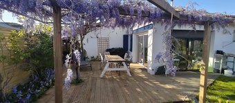 Maison Bassin d'Arcachon jardin et dépendance. Proche gare SNCF.4 ch
