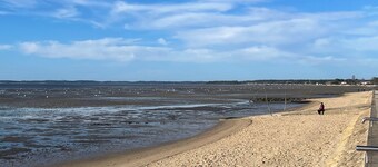 Fisherman's hut near the Arcachon basin in Andernos.
