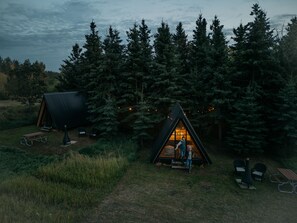 Comfort Cabin, Patio, Resort View - Pine Creek Retreat (Waskatenau)