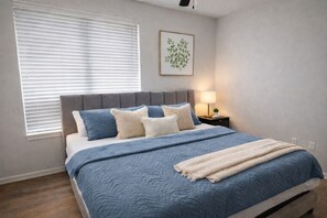 2 bedrooms, WiFi, bed sheets, wheelchair access