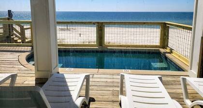 The Salty Pelican, Family Beachfront Escape, Sleeps 16, Plunge Pool, Fort Morgan