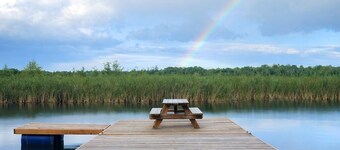 Private 34 acre Retreat wt Farmhouse | Hottub | Bunkie | Trails