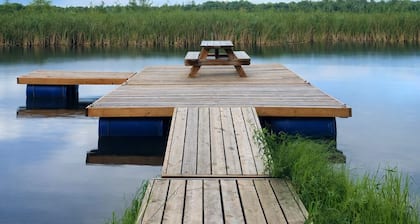 Private 34 acre Retreat wt Farmhouse | Hottub | Bunkie | Trails