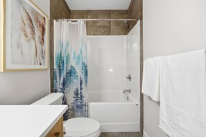 Hair dryer, towels, soap, toilet paper -  ✨ Luxury Park-Side Retreat | Brand-New Private 2-Bedroom Suite in Calgary ✨ (Calgary)