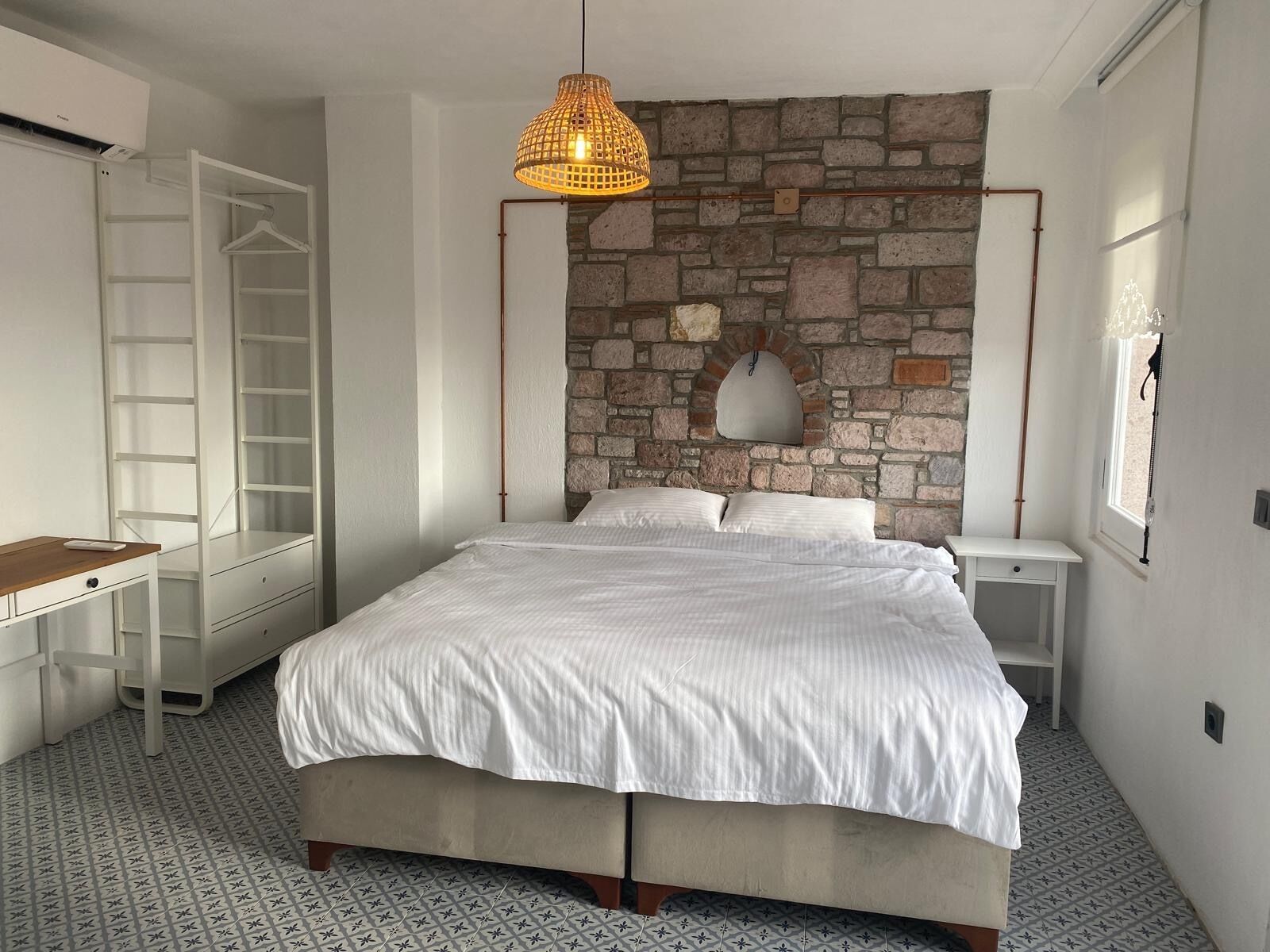 Samos Sea View | Schreibtisch, kostenloses WLAN