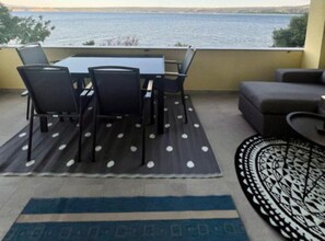 Apartment (Two Bedroom Apartment With Terrace an) | Balcony - Beachfront Apartment Live (Posedarje)