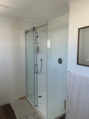 Shower, hair dryer, towels, soap - Sublime Beachfront - views to die for, your in the wave, pet friendly (Ōtaki Beach)