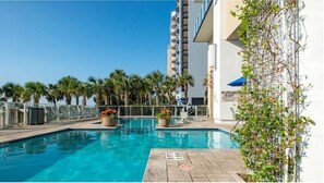 Pool - Beachfront  2-bedroom condo!  Ocean 22 a Hilton Grand Vacations Property! (Myrtle Beach)