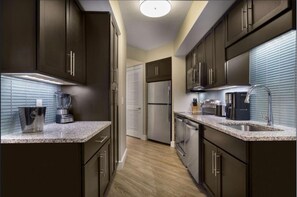 Microwave, oven, stovetop, dishwasher - Beachfront  2-bedroom condo!  Ocean 22 a Hilton Grand Vacations Property! (Myrtle Beach)