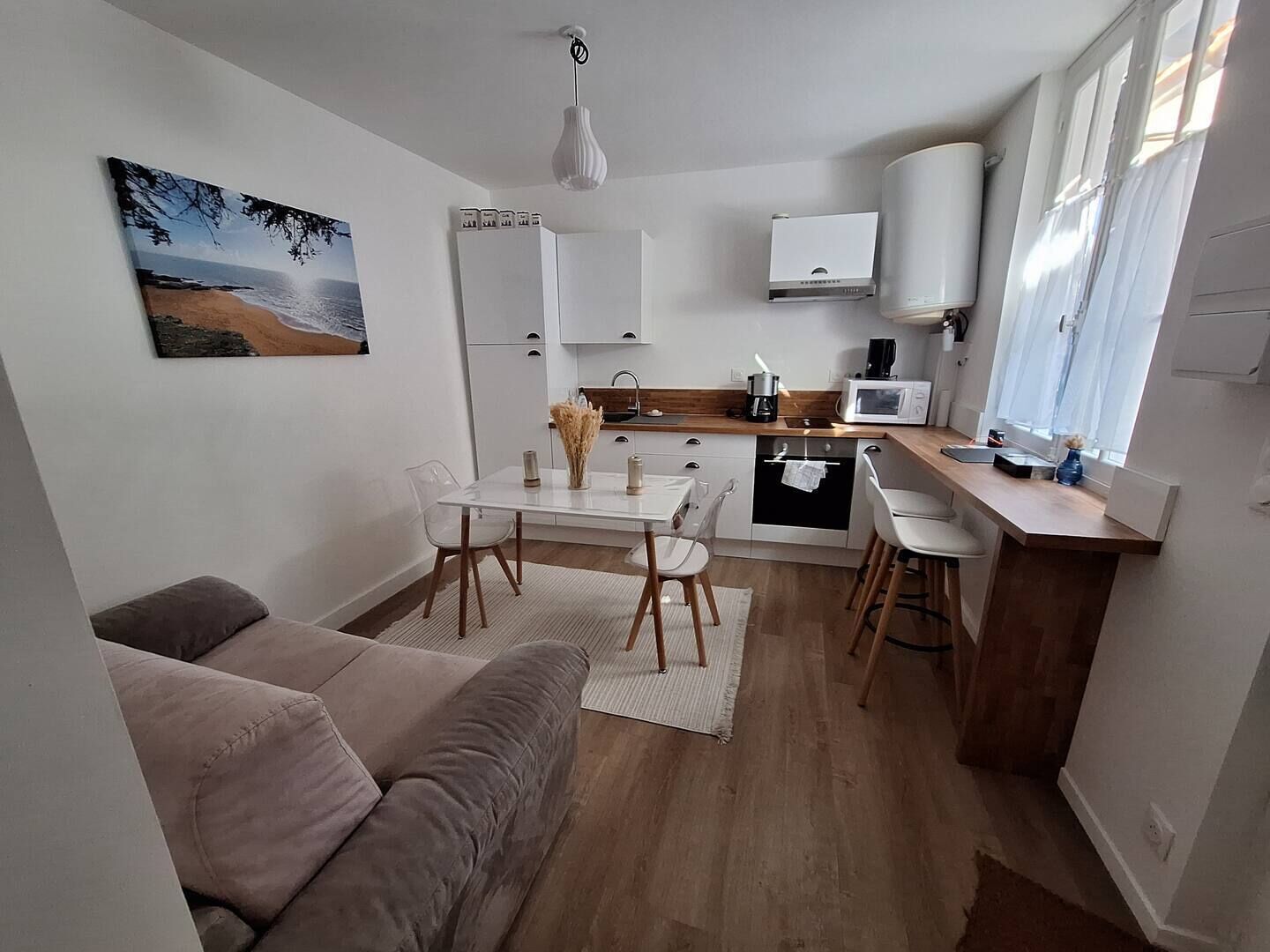 Smart-tv och en stereo