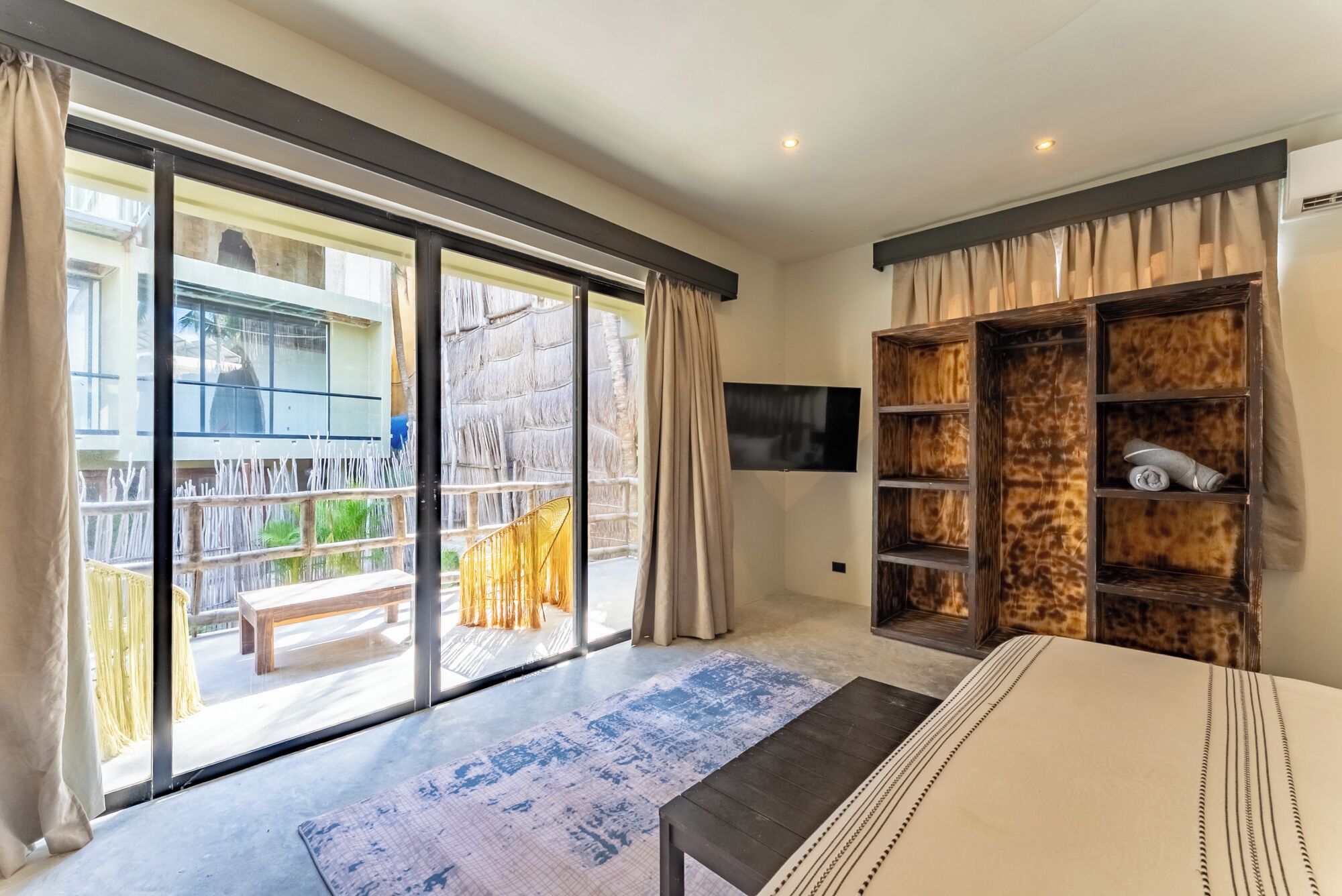 Comfort Double Room, Garden View, Beachside | In-room safe, laptop workspace, free WiFi