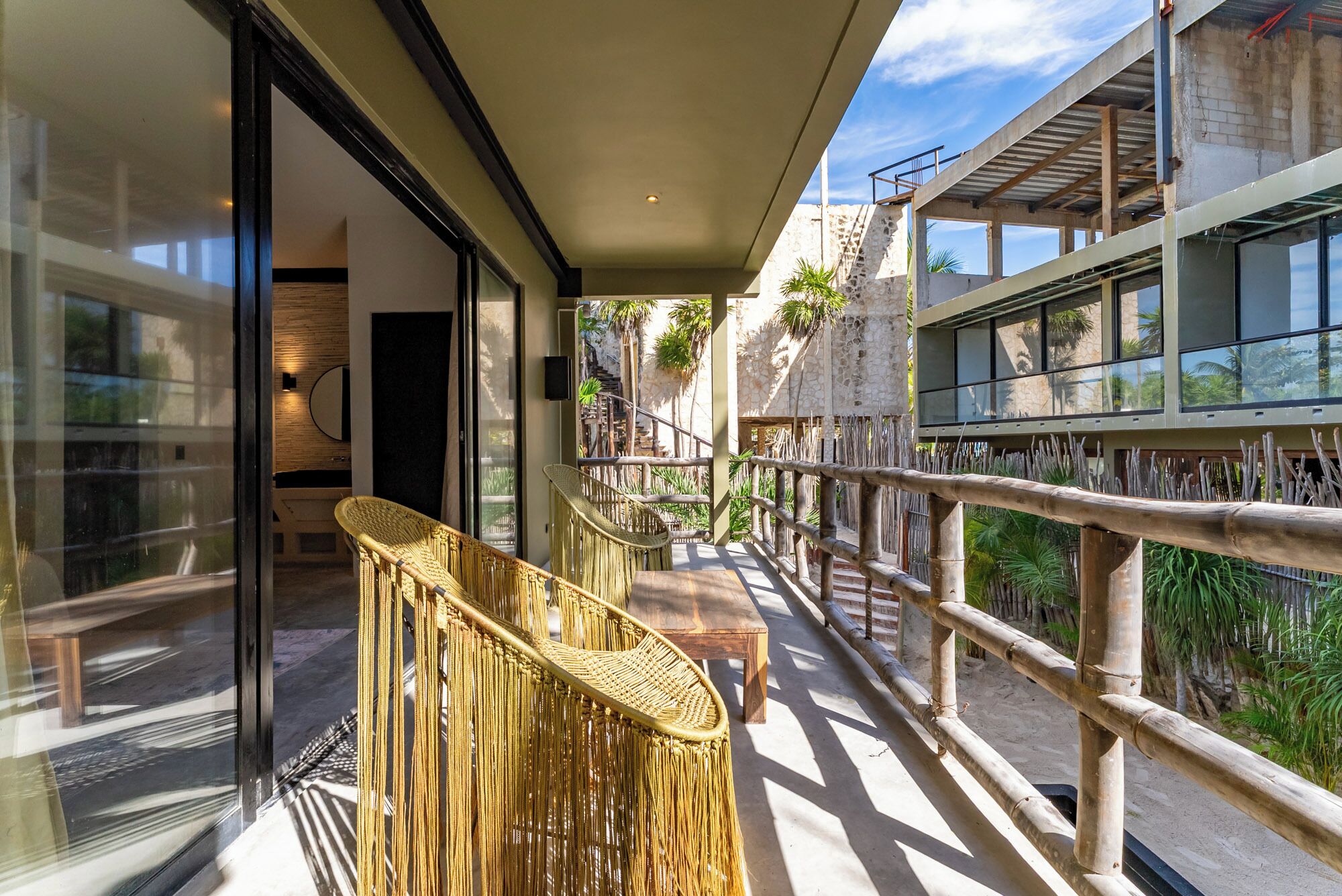 Comfort dubbelrum - utsikt mot trädgården - vid stranden | Terrass/Patio