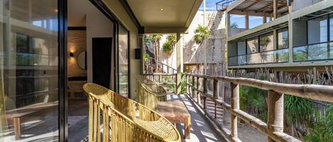 Comfort Double Room, Garden View, Beachside | Terrace/patio