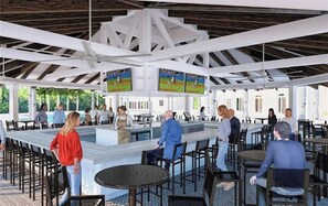 Bar (on property) - Luxurious 2+ BR villa:highly sought after Naples Reserve for annual & seasonal (Naples)