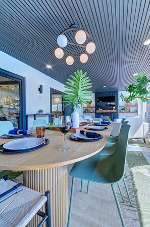 Dining - New! 2 miles to Disney - Magical 5BR Themed Getaway with Pool, Theater, Minigolf (Anaheim)