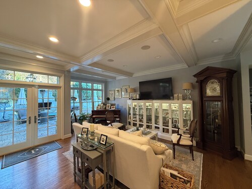 Perfect location - renovated home w/2 master suites & exceptional outdoor space.