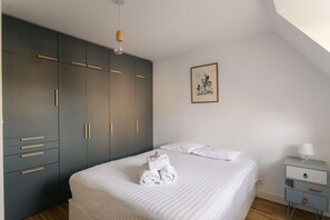 4 bedrooms, iron/ironing board, free WiFi, bed sheets - P'ty Solidor - 500m du port (Saint-Malo)