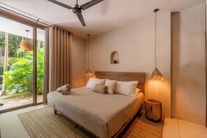 1 bedroom, iron/ironing board, WiFi, bed sheets - Casa Ana - Tranquil Luxe Escape - Private Pool (Tulum)