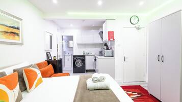 1 soverom, strykejern/-brett, wi-fi og sengetøy