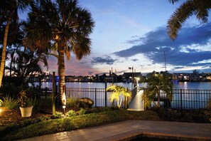 Property grounds - Saltline | Waterfront Mid-Century Retreat w/ Heated Pool, Hot Tub, Dock & Golf Cart (Indian Rocks Beach)