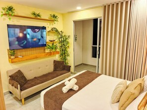 1 bedroom, iron/ironing board, free WiFi, bed sheets - Apartaloft Green Paradise - Santa Marina (Santa Marta)