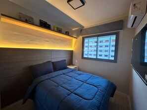 1 habitación, escritorio, wifi y ropa de cama 