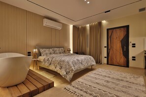 1 bedroom, iron/ironing board, Internet, bed sheets - Luxury Studio with Bathtub Steps to City Stars (Cairo Governorate)