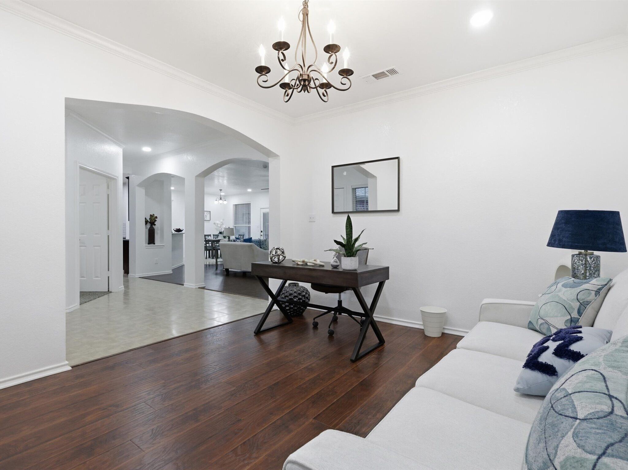 TV connectée, cheminée